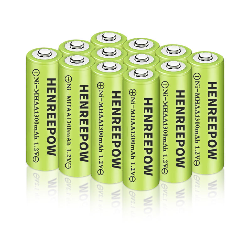 Henreepow 1,2V 1300MAH AA NI-MH DOTALIVNÍ BATERIES